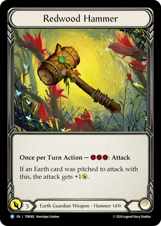 Redwood Hammer TER002 - 1st Strike - Terra - Flesh and blood card