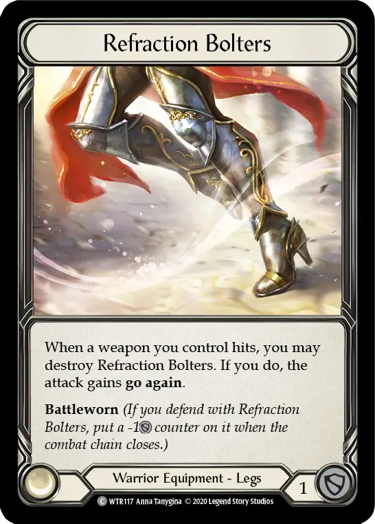Refraction Bolters U-WTR117-RF - Welcome to Rathe - Unlimited - Flesh and blood card