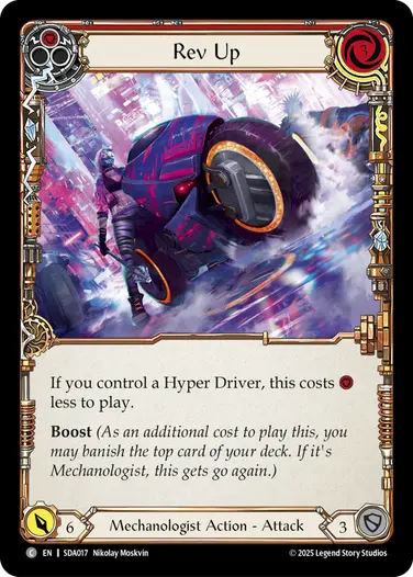 Rev Up SDA017 - Silver Age Chapter 1 - Dash - Flesh and blood card