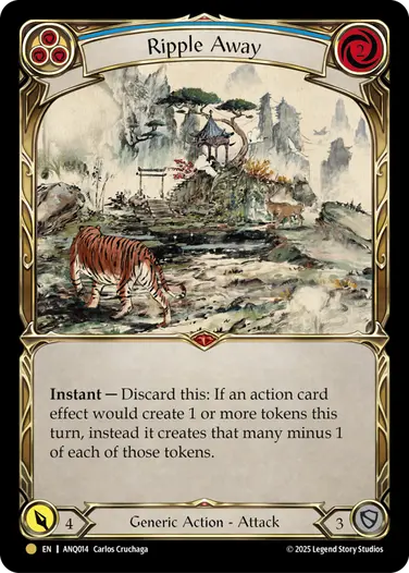 Ripple Away ANQ014 - Compendium of Rathe - Antiquity Pack - Flesh and blood card