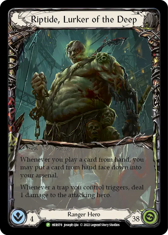 Riptide, Lurker of the Deep HER078-CF - Road to Nationals - 2023 - Flesh and blood card