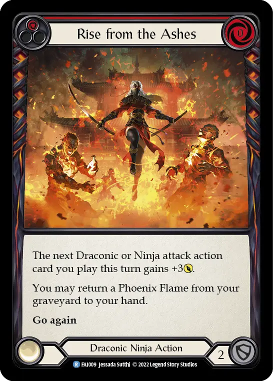 Rise from the Ashes RED FAI009 - Fai - Blitz Deck - Flesh and blood card
