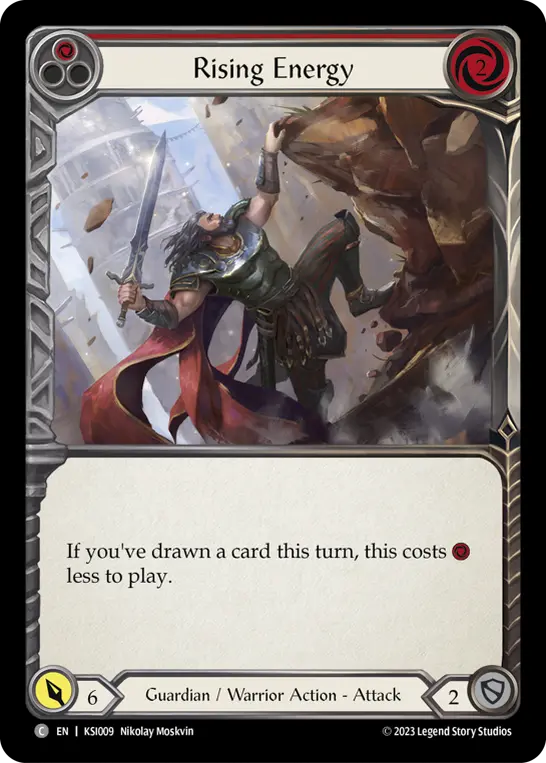 Rising Energy RED KSI009 - Kassai - Heavy Hitters Blitz Deck - Flesh and blood card