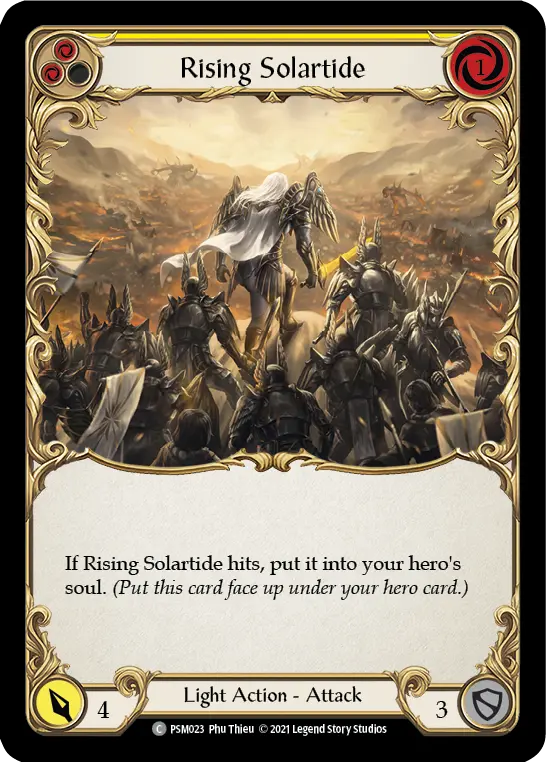 Rising Solartide YELLOW PSM023 - Prism - Blitz Deck - Flesh and blood card