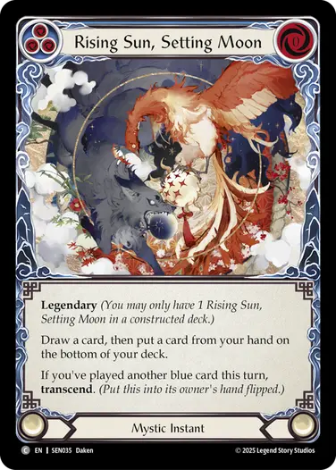 Rising Sun, Setting Moon SEN035 - Silver Age Chapter 2 - Enigma - Flesh and blood card