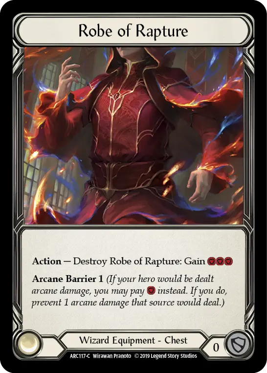 Robe of Rapture ARC117 - Arcane Rising - Flesh and blood card