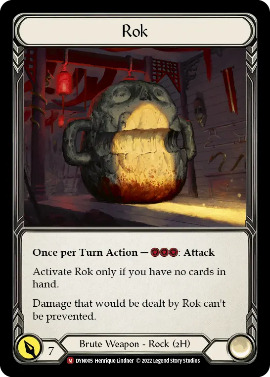 Rok DYN005 - Dynasty - Flesh and blood card