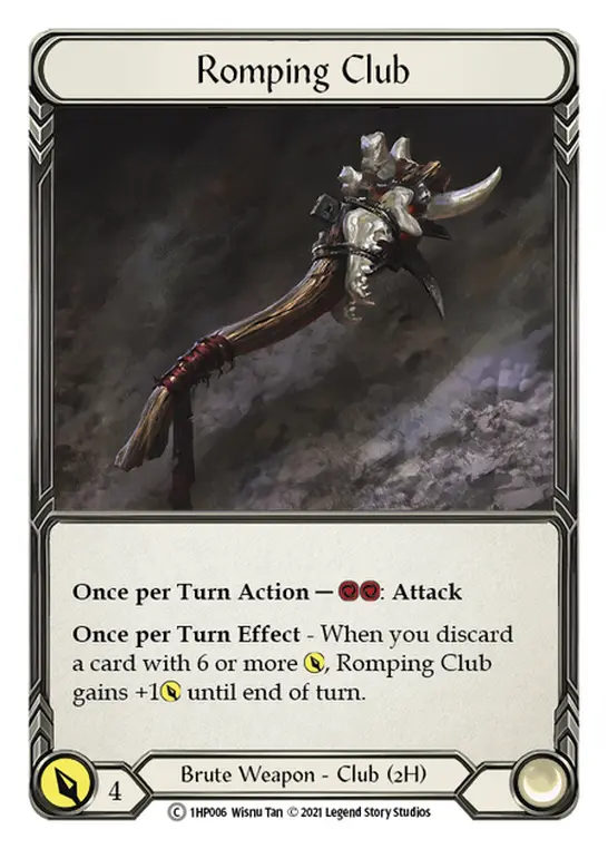 Romping Club 1HP006 - History Pack 1 - Flesh and blood card