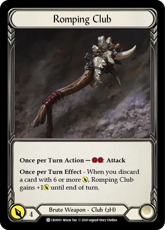 Romping Club CRU003 - Crucible of War - Flesh and blood card