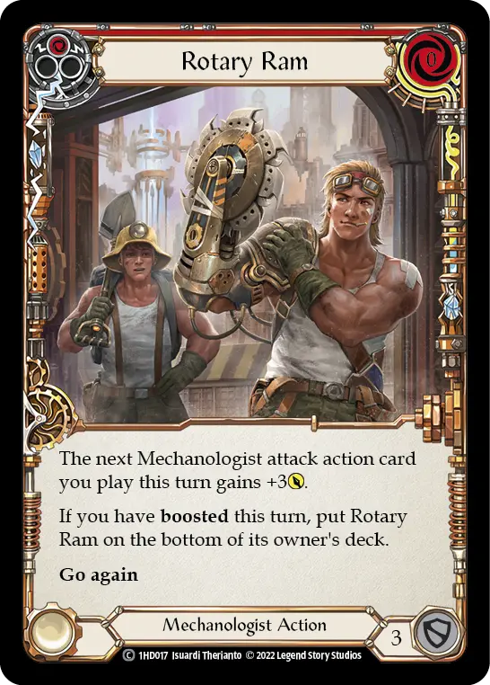 Rotary Ram RED 1HD017 - Dash - Blitz Deck - Flesh and blood card