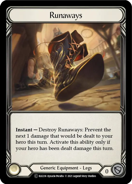 Runaways U-ELE236-RF - Tales of Aria - Unlimited - Flesh and blood card