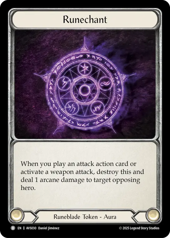 Runechant AVS030 - Armory Deck Legends - Viserai, Rune Blood - Flesh and blood card