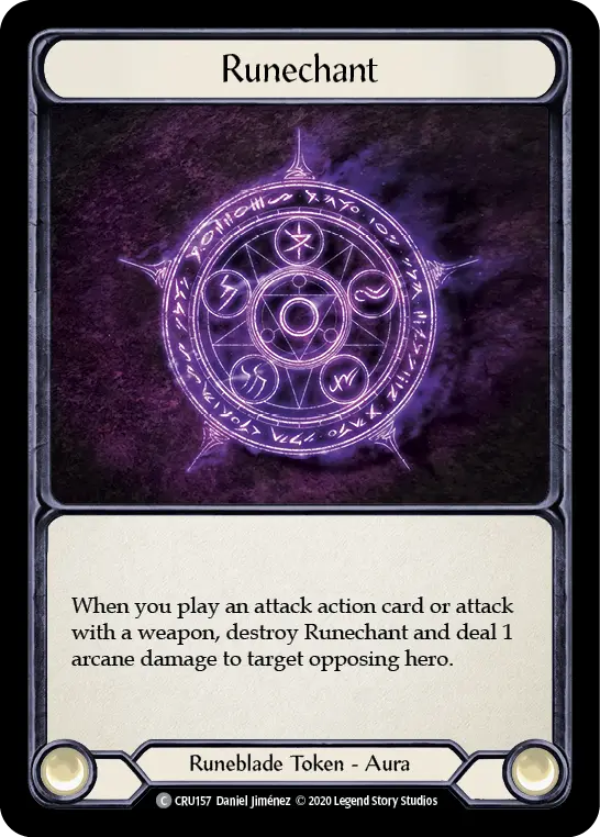 Runechant CRU157-RF - Crucible of War - Flesh and blood card