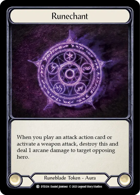 Runechant DTD214 - Dusk till Dawn - Flesh and blood card