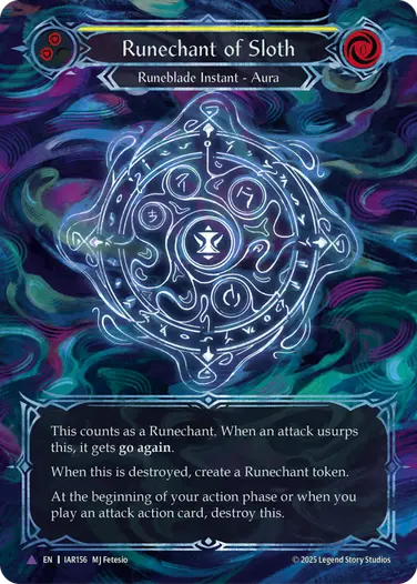 Runechant of Sloth IAR156-MV - Omens of the Third Age - Flesh and blood card