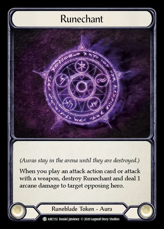 Runechant U-ARC112 - Arcane Rising - Unlimited - Flesh and blood card
