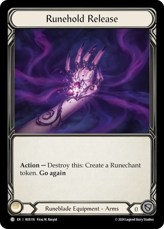 Runehold Release ROS116 - Rosetta - Flesh and blood card