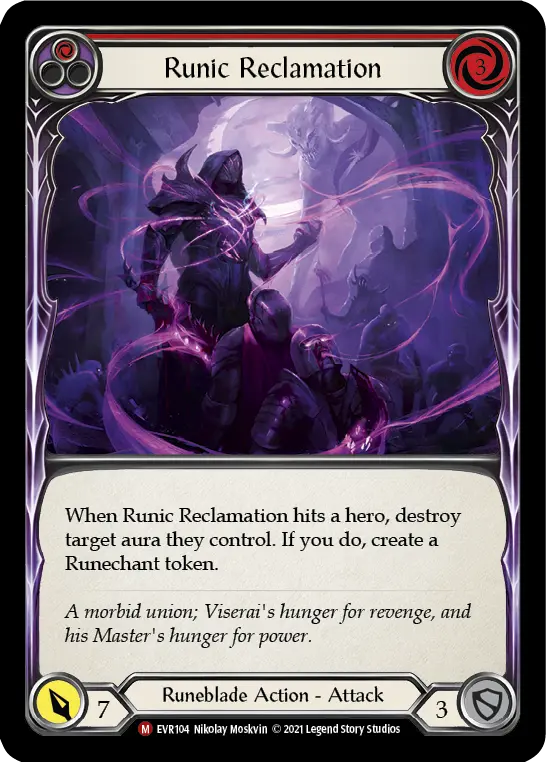 Runic Reclamation RED EVR104 - Everfest - Flesh and blood card
