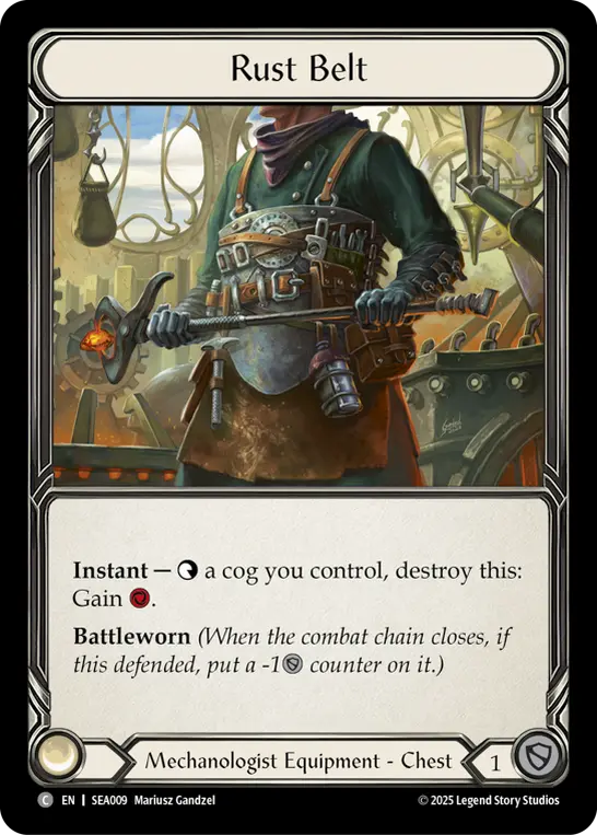Rust Belt SEA009 - High Seas - Flesh and blood card