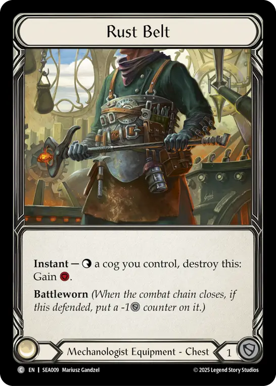 Rust Belt SEA009-TP - High Seas - Treasure Pack - Flesh and blood card