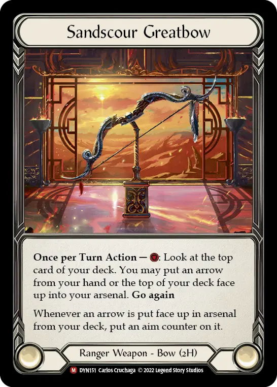 Sandscour Greatbow DYN151 - Dynasty - Flesh and blood card