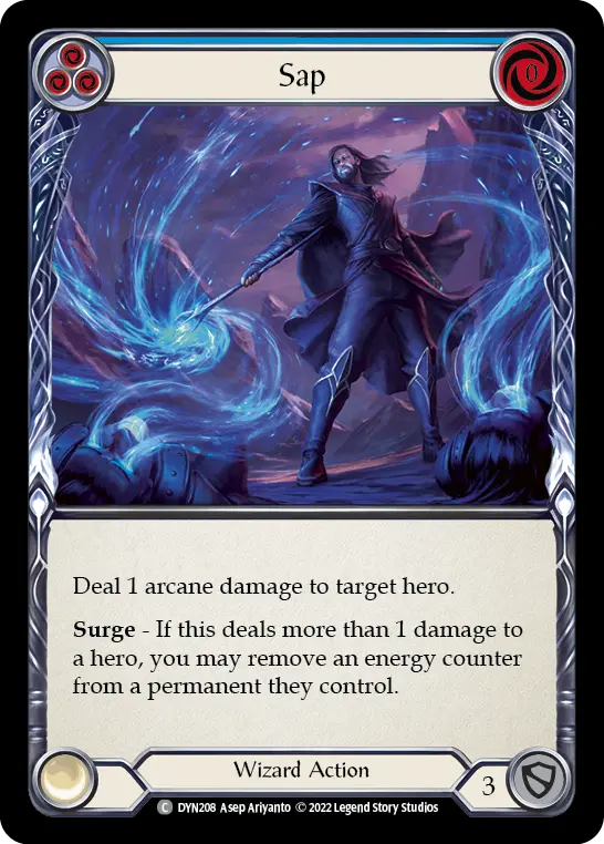Sap BLUE DYN208 - Dynasty - Flesh and blood card