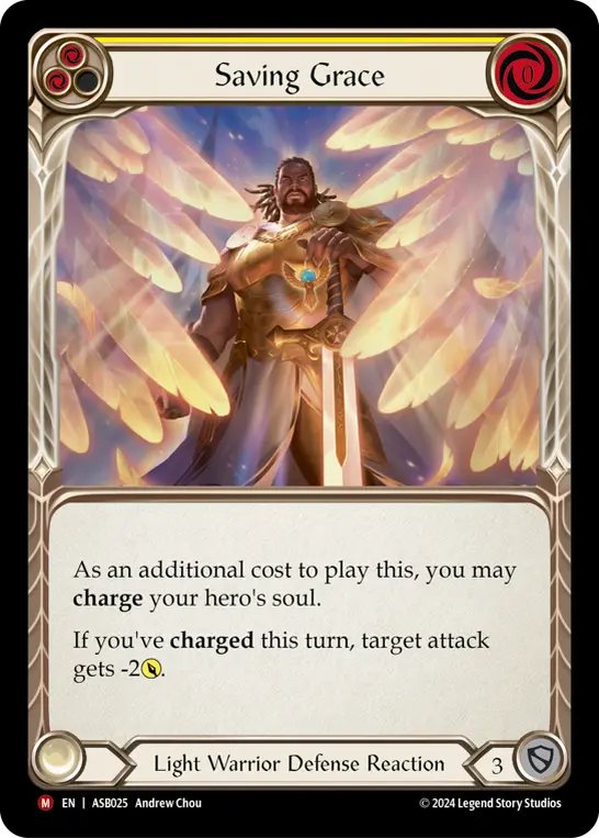 Saving Grace YELLOW ASB025 - Armory Deck - Ser Boltyn, Breaker of Dawn - Flesh and blood card