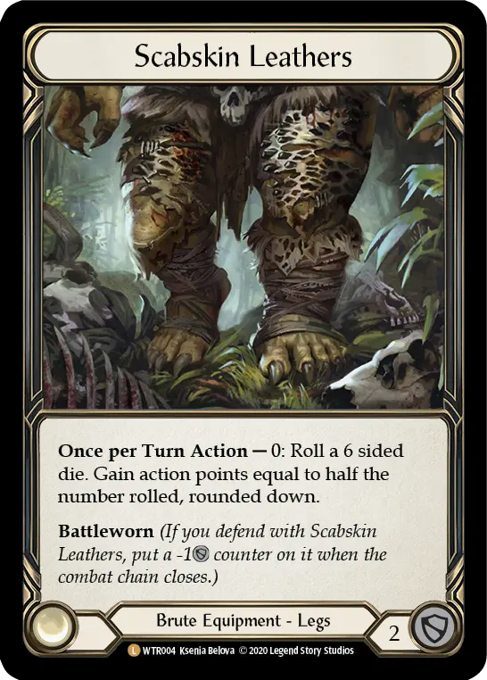 Scabskin Leathers U-WTR004-RF - Welcome to Rathe - Unlimited - Flesh and blood card