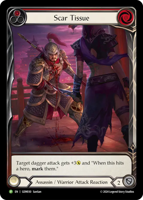 Scar Tissue RED GEM030 - GEM - Pack 1 - Flesh and blood card