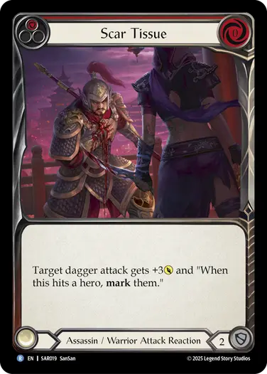 Scar Tissue SAR019 - Silver Age Chapter 2 - Arakni, Web of Deceit - Flesh and blood card