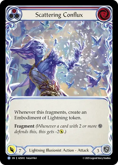 Scattering Conflux AZS012 - Armory Deck - Zyggy Starlight - Flesh and blood card