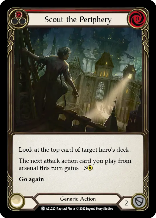 Scout the Periphery RED AZL020 - Azalea - Blitz Deck - Flesh and blood card