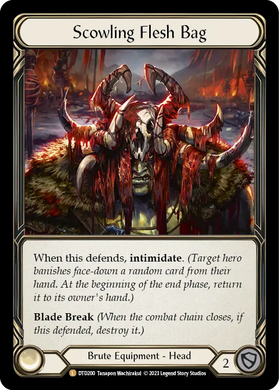 Scowling Flesh Bag DTD200-RF - Dusk till Dawn - Flesh and blood card