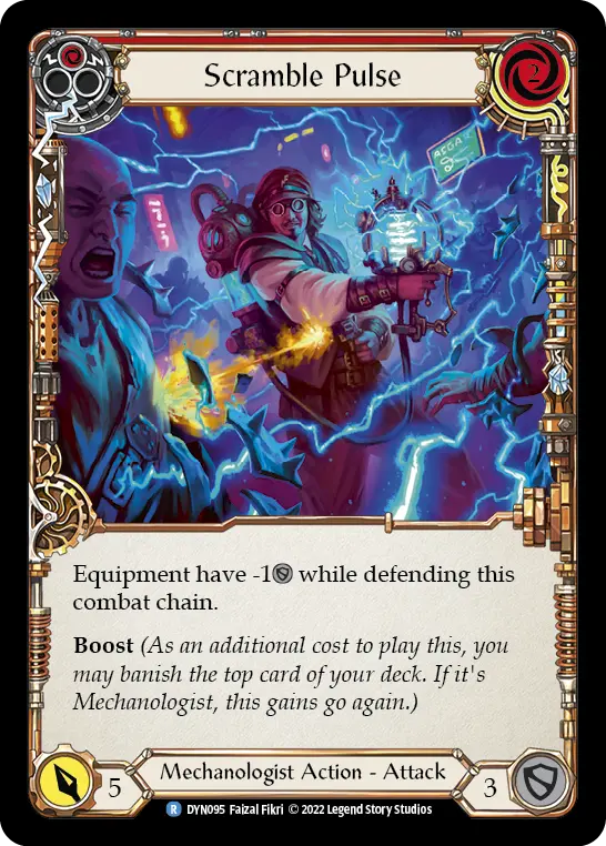 Scramble Pulse RED DYN095 - Dynasty - Flesh and blood card