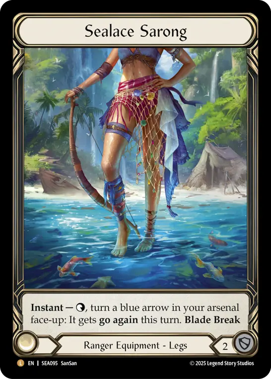 Sealace Sarong SEA095-TP - High Seas - Treasure Pack - Flesh and blood card
