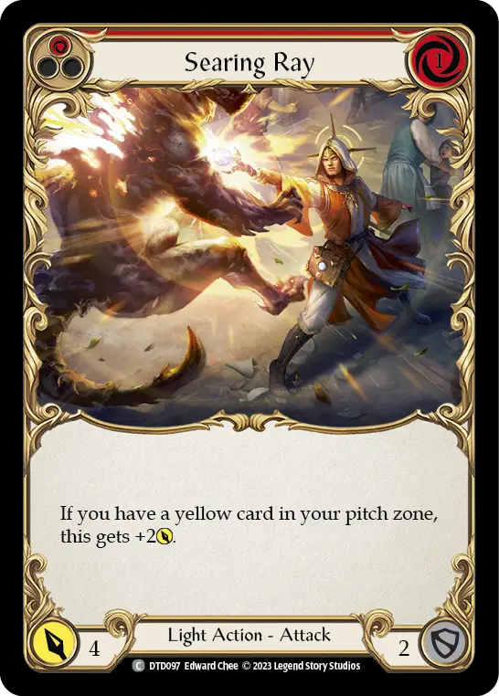 Searing Ray RED DTD097 - Dusk till Dawn - Flesh and blood card