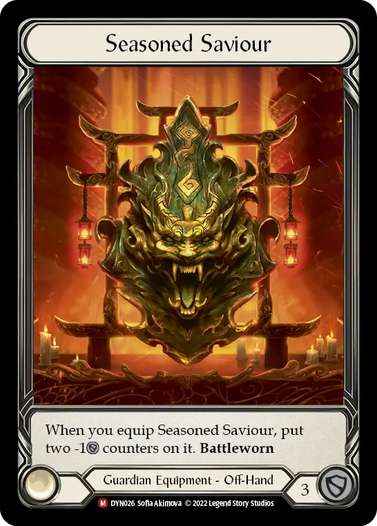 Seasoned Saviour DYN026 - Dynasty - Flesh and blood card