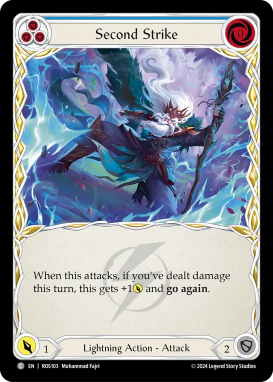 Second Strike BLUE ROS103 - Rosetta - Flesh and blood card
