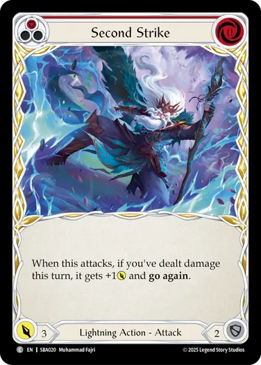 Second Strike SBA020 - Silver Age Chapter 3 - Briar - Flesh and blood card