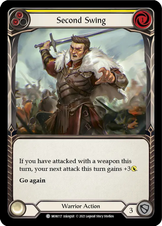 Second Swing YELLOW MON117 - Monarch - Flesh and blood card