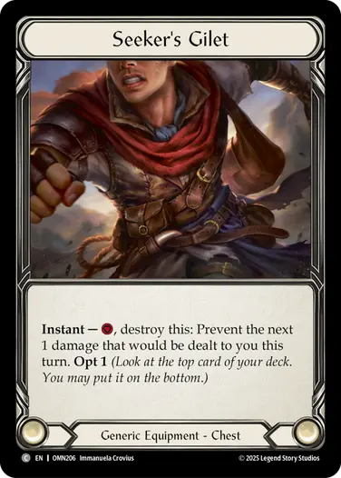 Seeker's Gilet OMN206 - Omens of the Third Age - Flesh and blood card