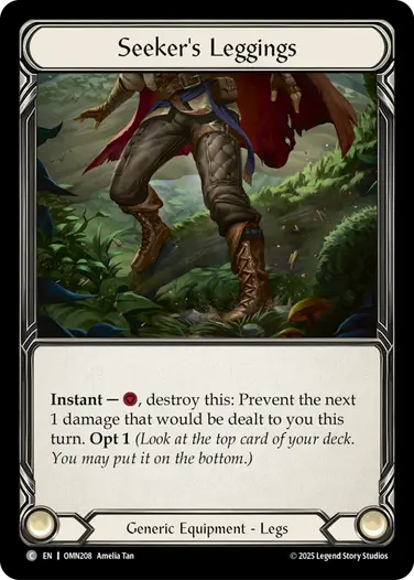 Seeker's Leggings OMN208 - Omens of the Third Age - Flesh and blood card