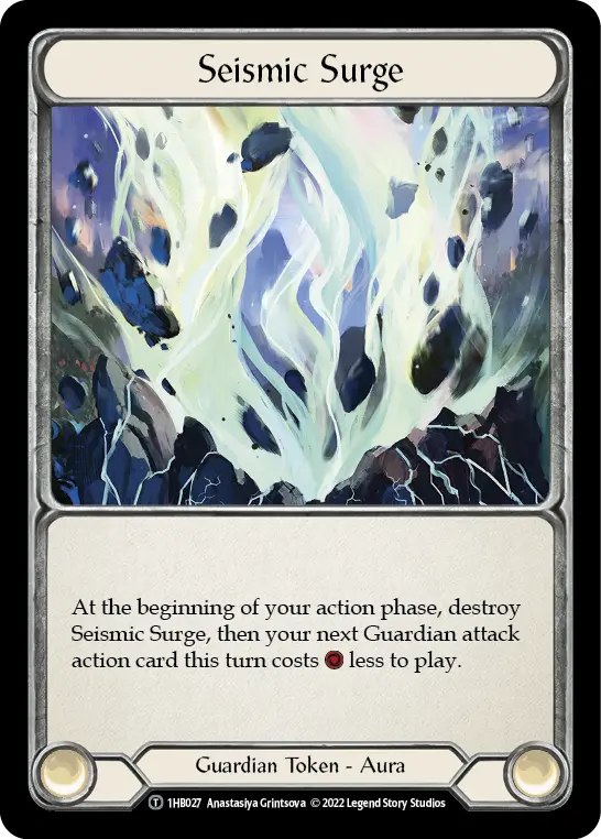 Seismic Surge 1HB027 - Bravo - Blitz Deck - Flesh and blood card