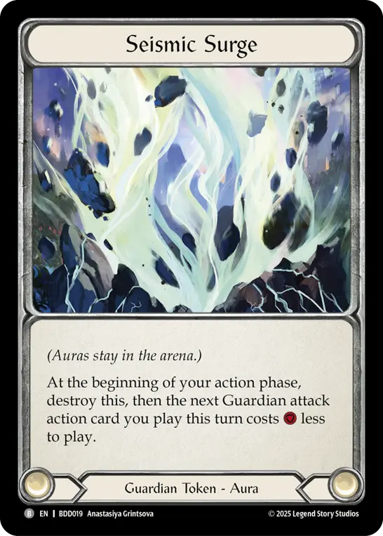 Seismic Surge BDD019 - Bravo Demo Deck - Flesh and blood card