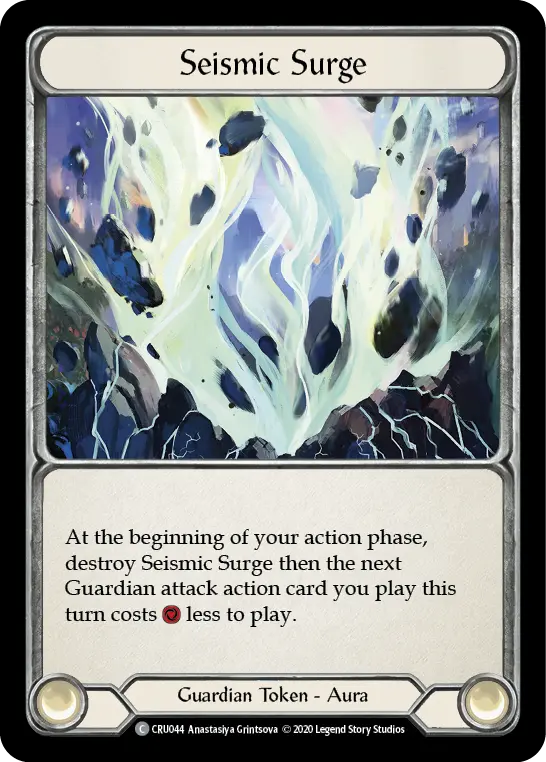 Seismic Surge CRU044-RF - Crucible of War - Flesh and blood card