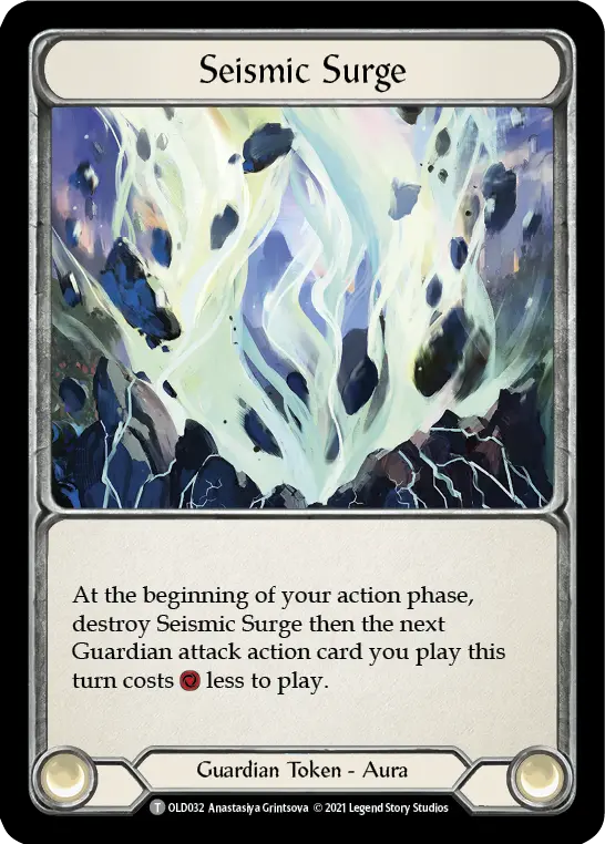 Seismic Surge OLD032 - Oldhim - Blitz Deck - Flesh and blood card