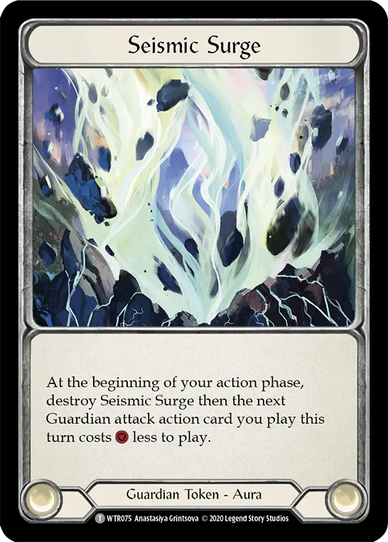 Seismic Surge R-WTR075 - Welcome to Rathe - Unlimited Revised - Flesh and blood card