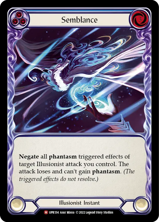 Semblance BLUE UPR154 - Uprising - Flesh and blood card