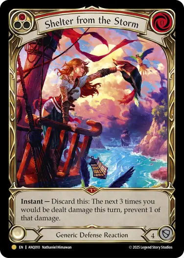 Shelter from the Storm ANQ010-RF - Compendium of Rathe - Antiquity Pack - Flesh and blood card