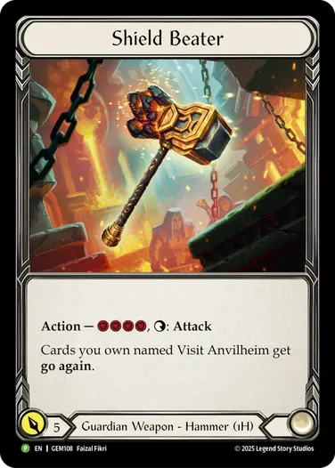 Shield Beater GEM108-CF - GEM - Pack 4 - Flesh and blood card